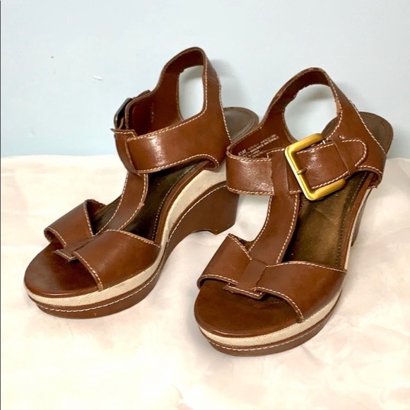 Naturalizer Wedges Shoes Brown Size 8.5 - Picture 4 of 16